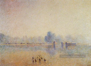 le serpentin hyde park effet brouillard 1890 Camille Pissarro Peinture à l'huile